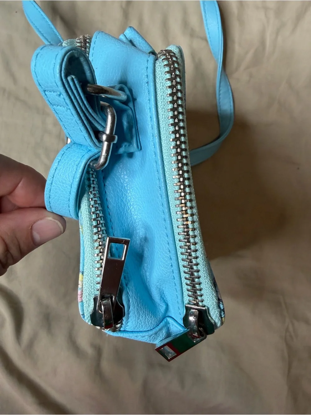 Disney Alice in Wonderland Tsum Tsum Crossbody Bag Purse Tote Cheshire